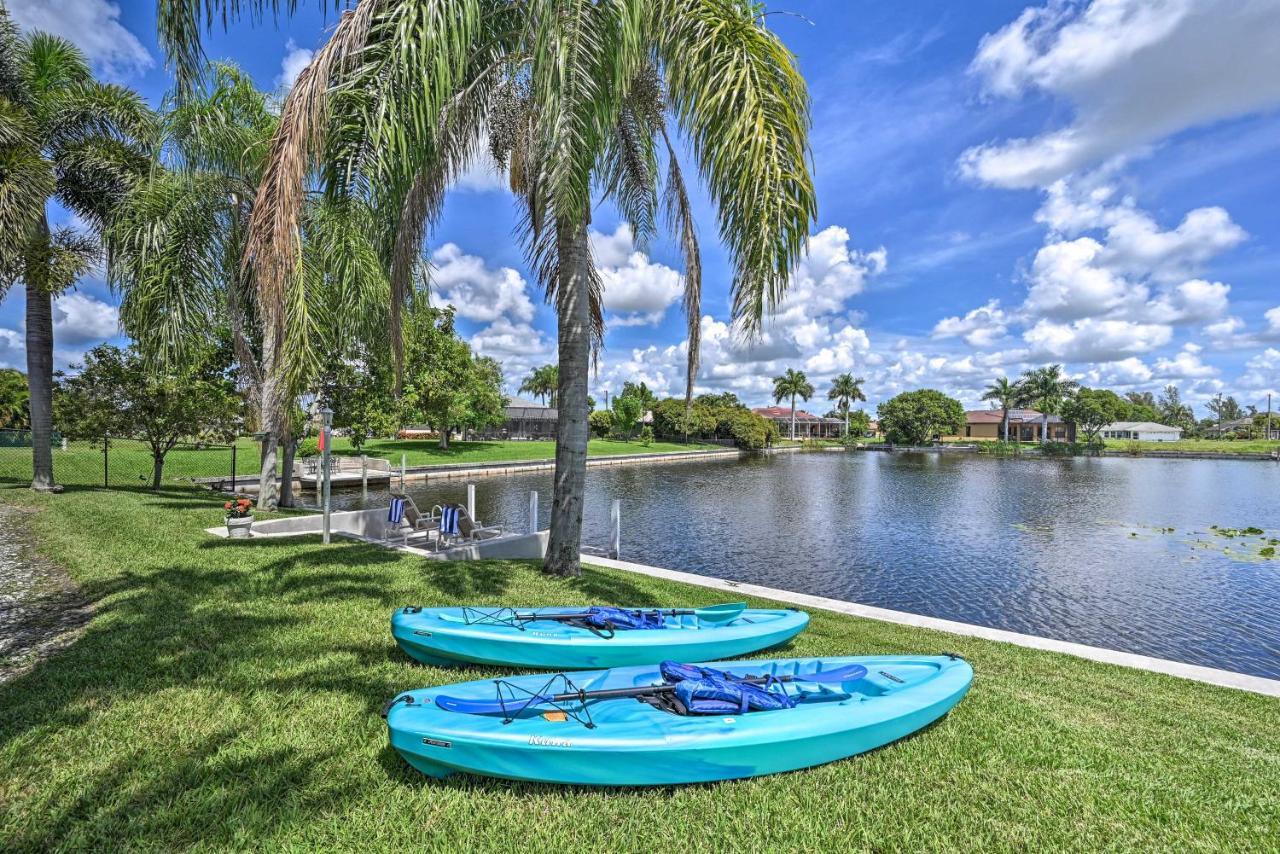 Pet-Friendly Escape With Dock And Kayaks In Cape Coral别墅 外观 照片